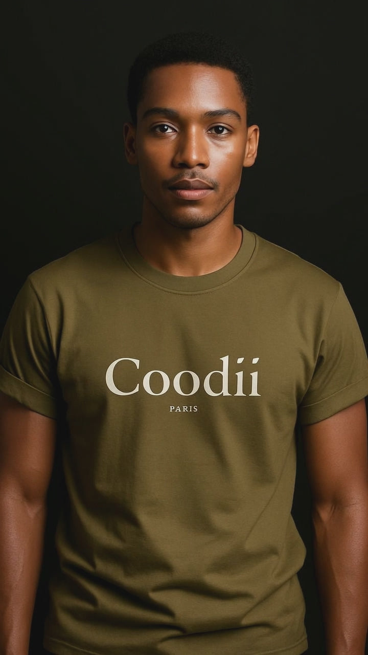 T-SHIRT HOMME - KAKI