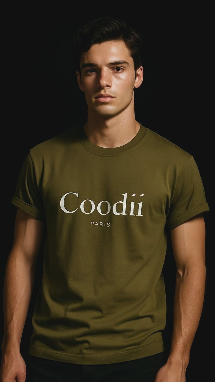 T-SHIRT HOMME - KAKI