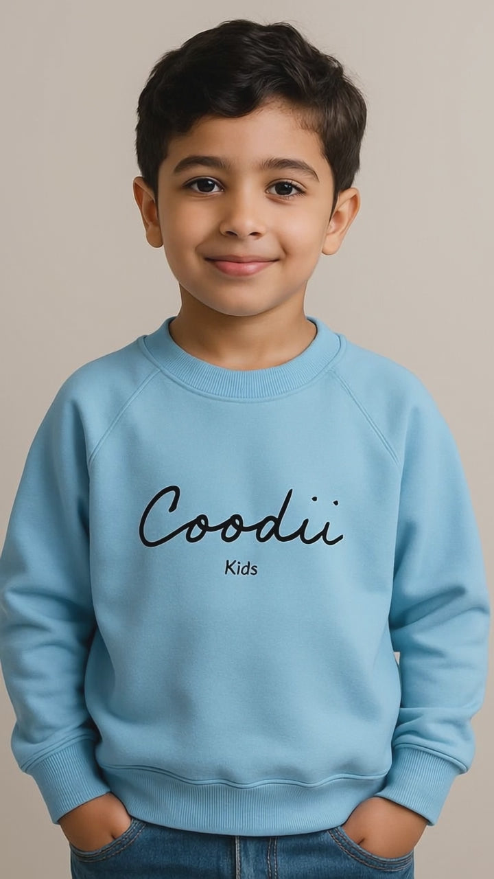 PULL ENFANT - BLEU CIEL